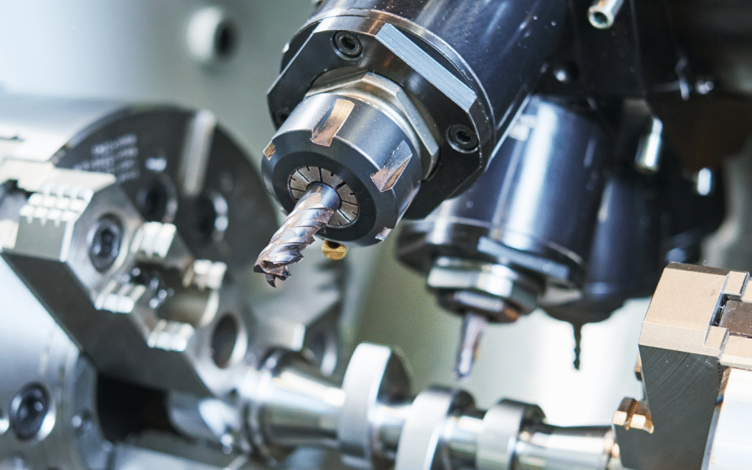 CNC machine operator in a precision metal fabrication shop preparing for business transition